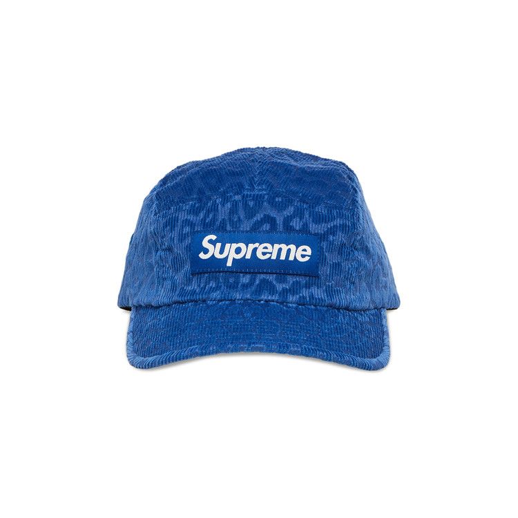 Buy Supreme Leopard Corduroy Camp Cap Blue FW23H49 BLUE GOAT