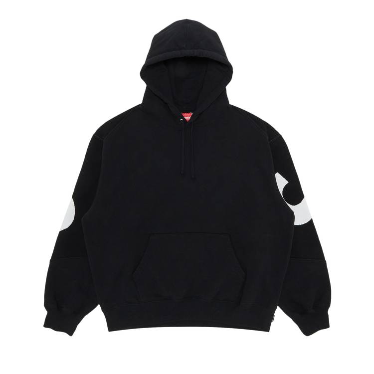 Buy Supreme Big Logo Jacquard Hooded Sweatshirt 'Black