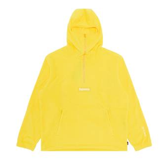 Supreme Polartec Facemask Half Zip Hooded Sweatshirt 'Yellow'