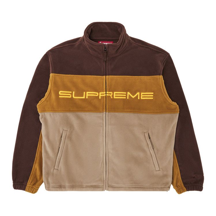Buy Supreme Polartec Zip Jacket 'Brown' - FW23J101 BROWN | GOAT