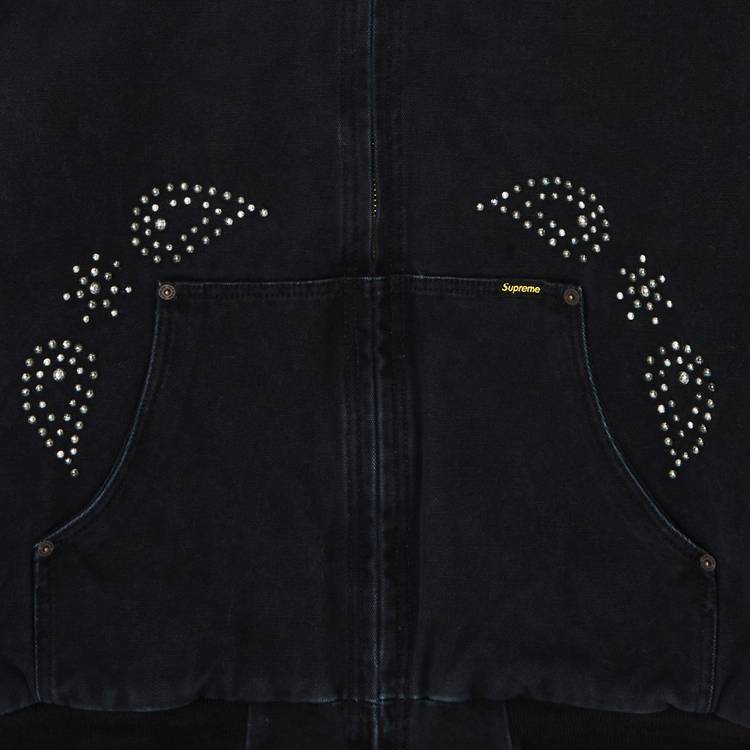 Buy Supreme Paisley Studded Work Jacket 'Black' - FW23J106 BLACK