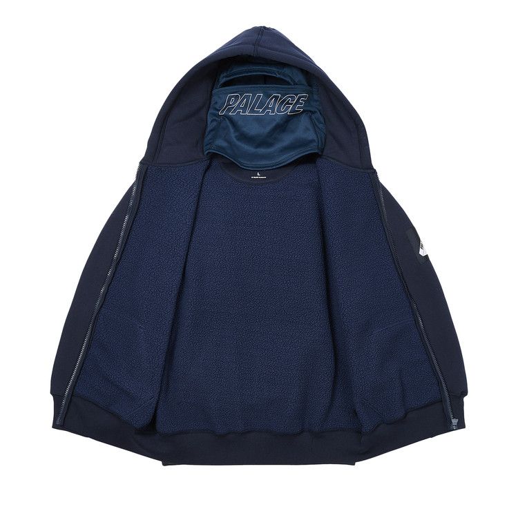 Buy Palace Facemask Thermal Hood 'Navy' - P25CS146 | GOAT