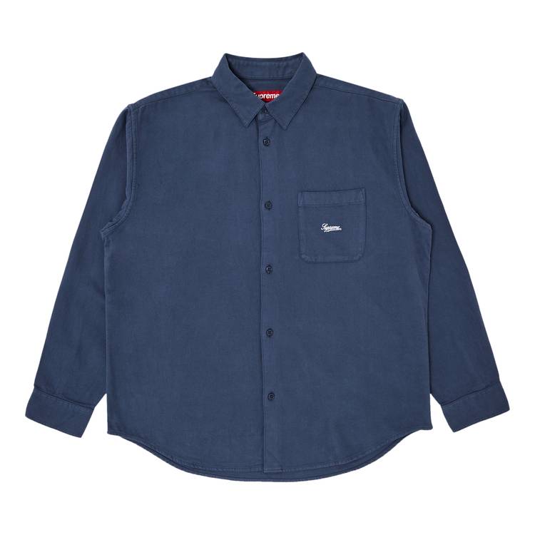 Buy Supreme Flannel Shirt 'Dark Slate' - FW23S10 DARK SLATE