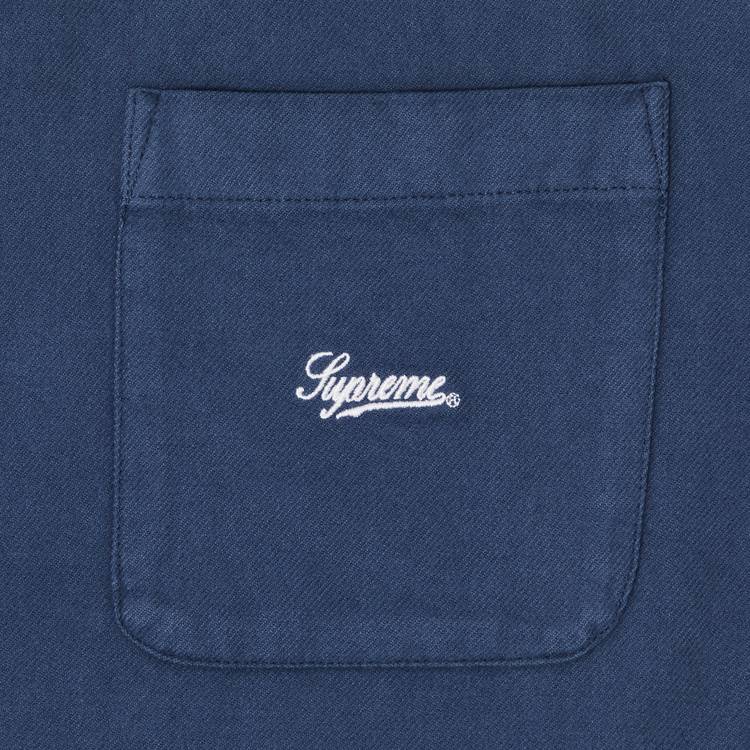 Buy Supreme Flannel Shirt 'Dark Slate' - FW23S10 DARK SLATE | GOAT