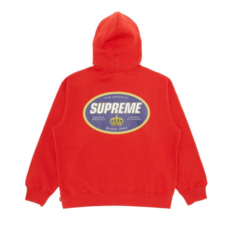 Buy Supreme Crown Hooded Sweatshirt 'Burnt Red' - FW23SW116