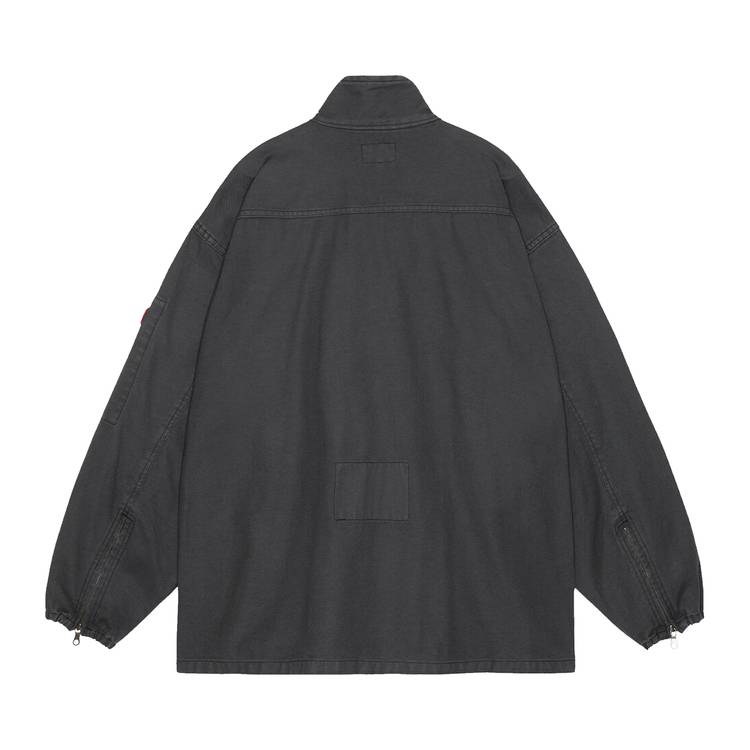 Buy Cav Empt Overdye Zip BDU Jacket 'Charcoal' - CES24JK18 CHAR | GOAT