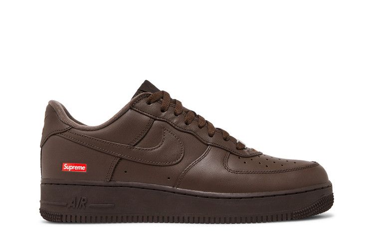 Buy Nike Supreme x Air Force 1 Low 'Box Logo - Baroque Brown