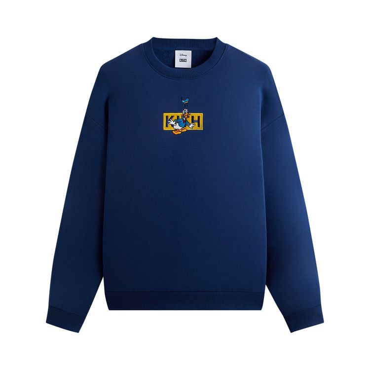 Kith For Mickey & Friends Cyber Monday Donald Duck Classic Logo Williams  Crewneck 'Cyanotype'