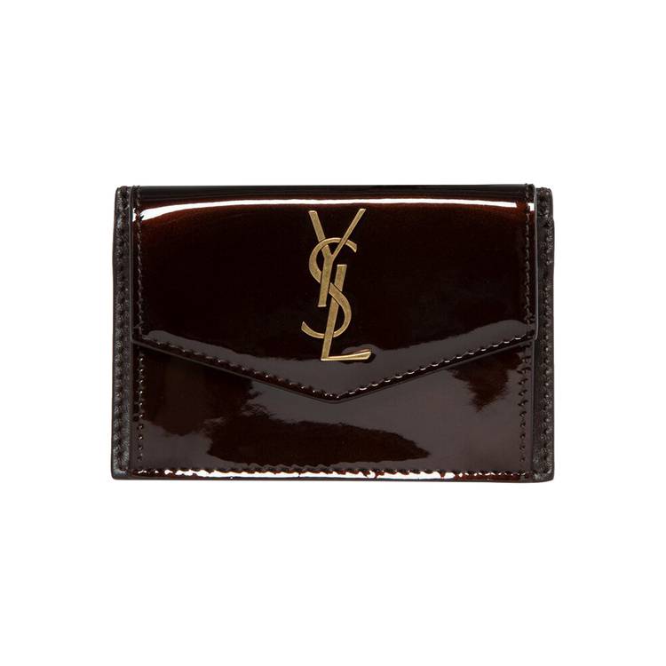 Buy Saint Laurent Uptown Card Case 'Dark Nut Brown' - 582305 AACVM 