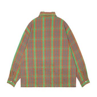 Buy SAINT Mxxxxxx Denim Tears Flannel Shirt 'Green/Red' - SM A23