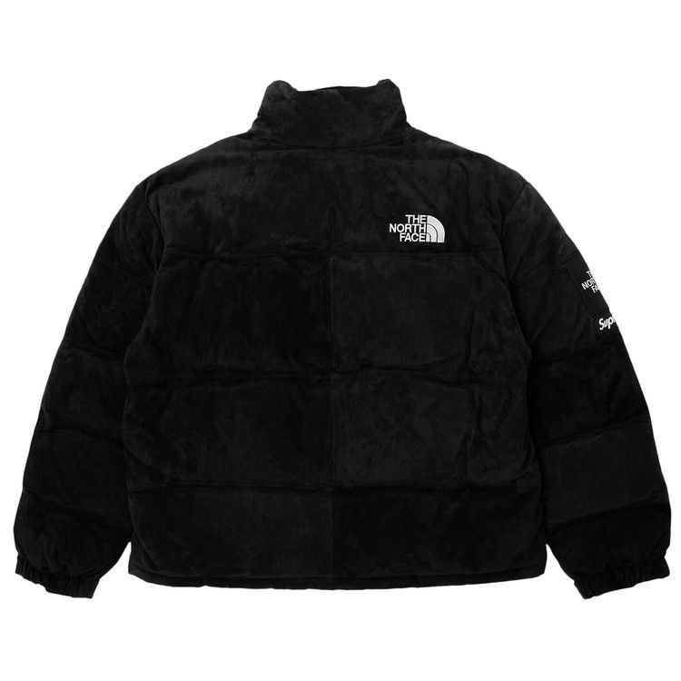 Buy Supreme x The North Face Suede Nuptse Jacket 'Black' - FW23J4