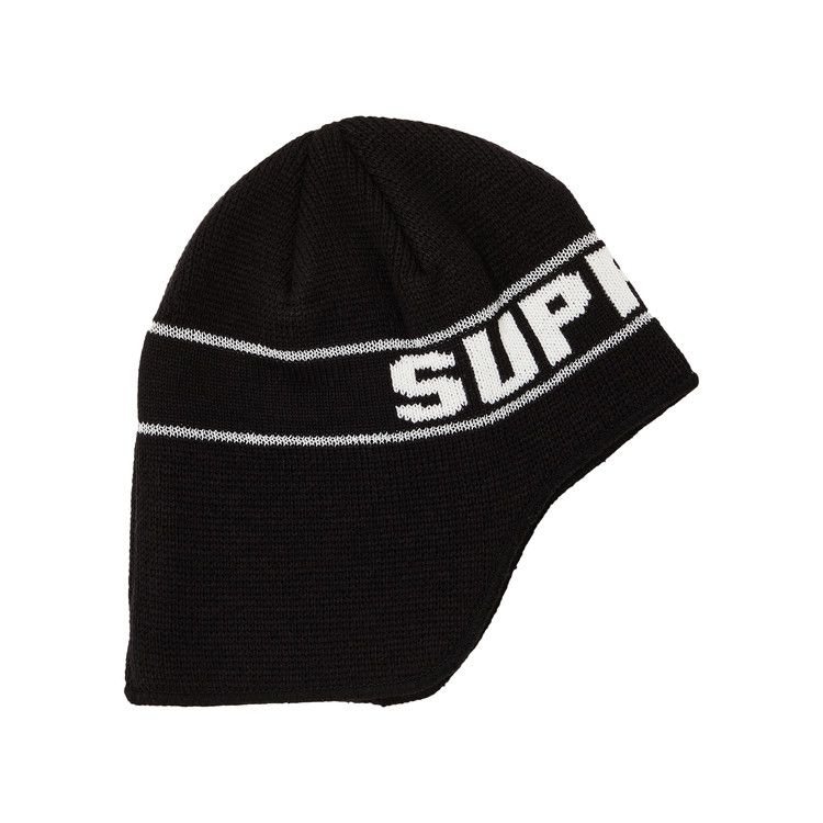 Supreme Earflap Beanie 'Black'