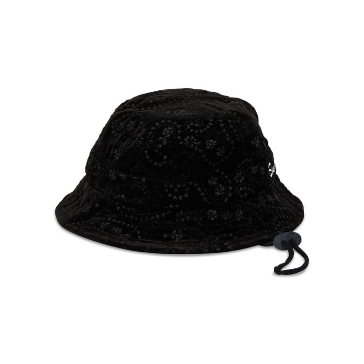 Buy Supreme Velvet Paisley Boonie 'Black' - FW23H44 BLACK | GOAT