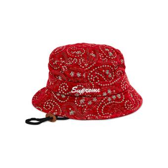 Buy Supreme Velvet Paisley Boonie 'Red' - FW23H44 RED | GOAT