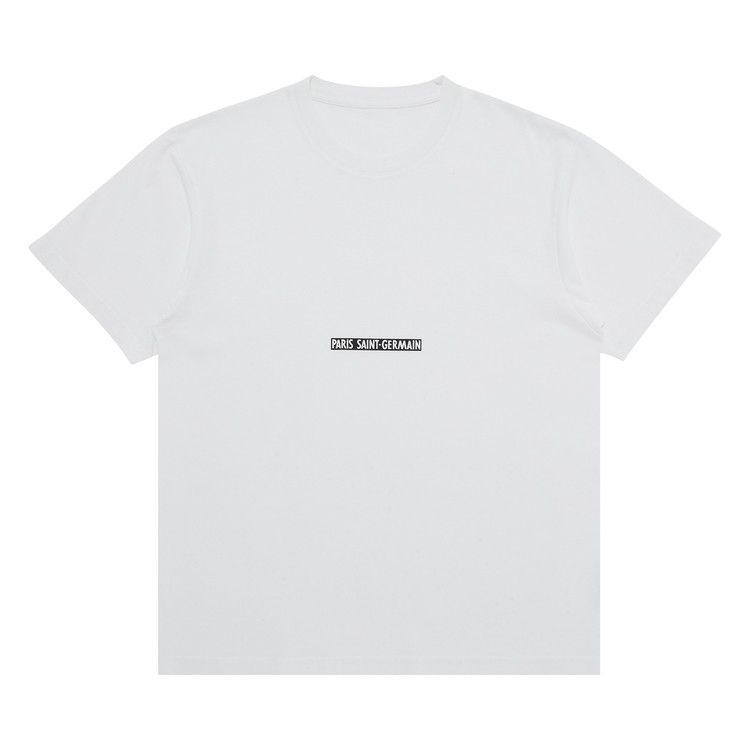 Goat Exclusive Paris Saint-Germain 92-96 Letter Crest Logo T-Shirt Optic White