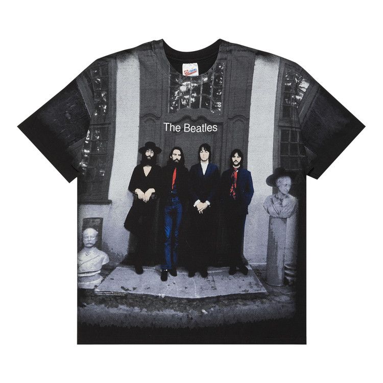 トップス 90s THE BEATLES ALL OVER PRINT T-SHIRTS The Beatles All Over Print Band T Shirt XL 90s Double Sided