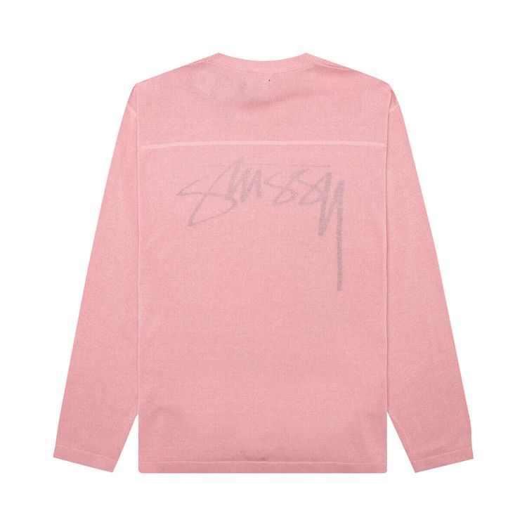 Stussy Football Sweater Pink