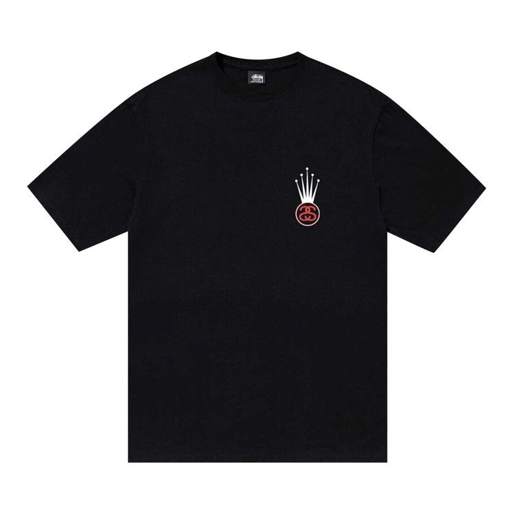 Stussy Crown Link T-Shirt Black