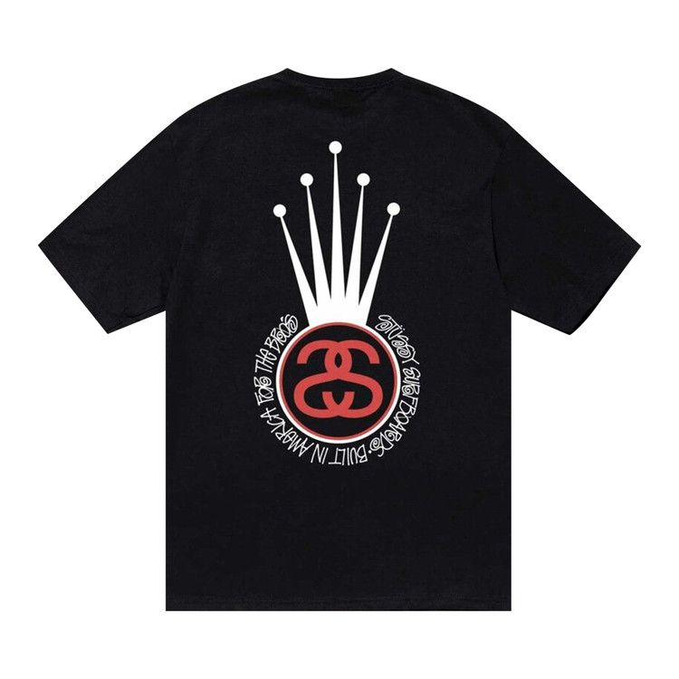 Stussy Crown Link T-Shirt Black