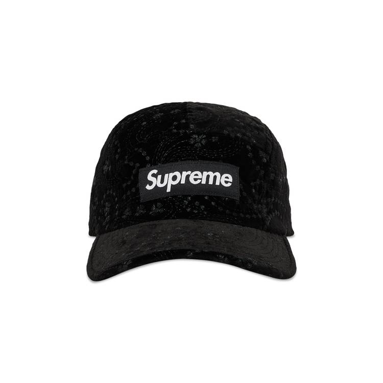 Buy Supreme Velvet Paisley Camp Cap 'Black' - FW23H111 BLACK