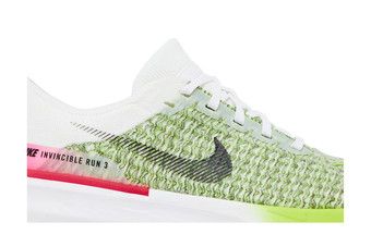 Nike ZoomX Invincible Run 3 White Volt Hyper Pink Men's - FN6821-100 - US