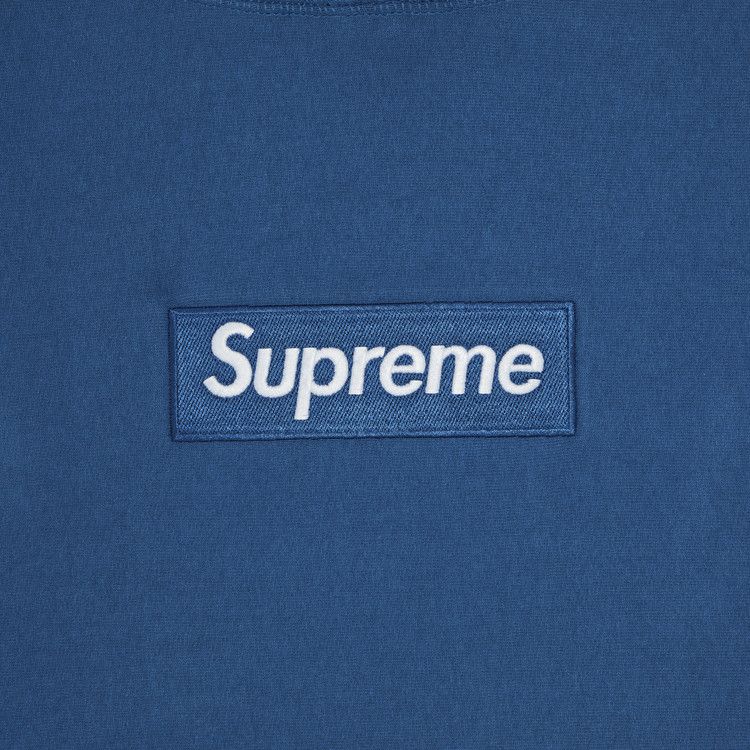 Box logo shops supreme azul