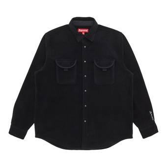 Buy Supreme Polartec Shirt 'Black' - FW23S46 BLACK | GOAT