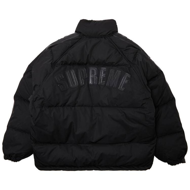 Buy Supreme Star Sleeve Down Puffer Jacket 'Black' - FW23J48