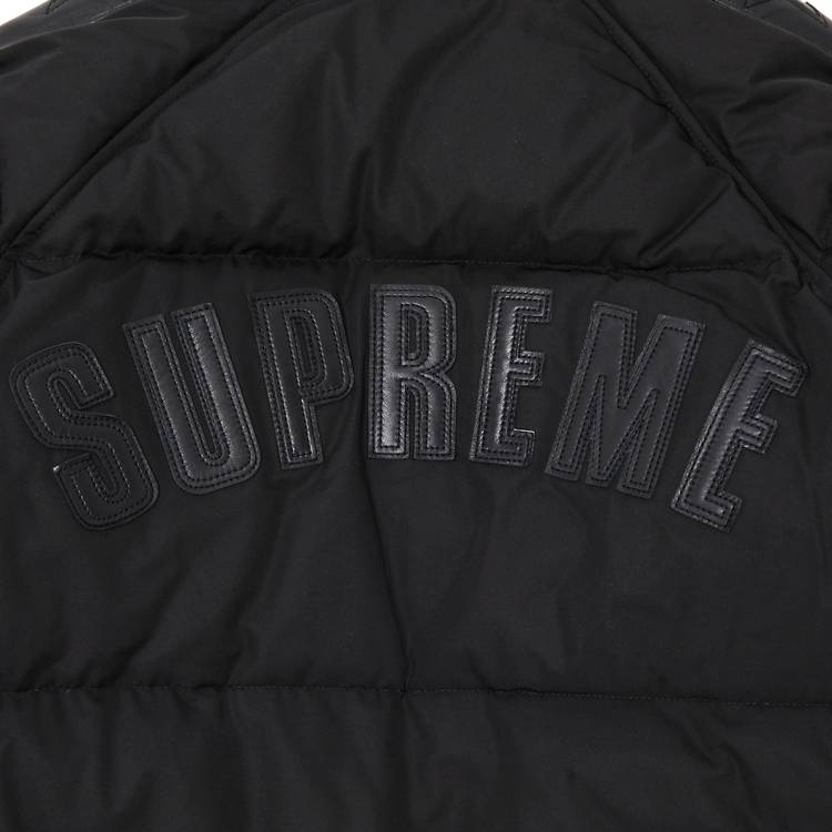 Supreme Star Sleeve Down Puffer Jacket Red