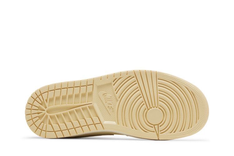 Wmns Air Jordan 1 Mid 'pale Vanilla Gold'