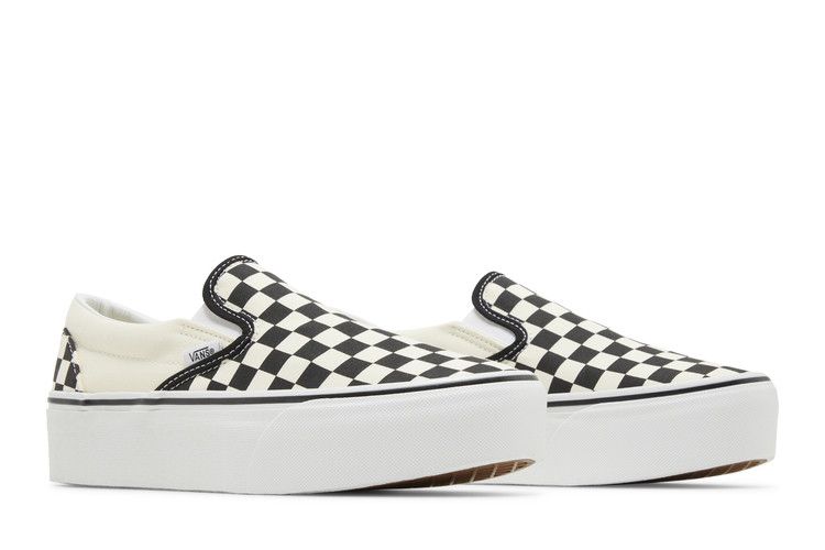 Vans Classic Slip-On Stackform Checkerboard - Black White