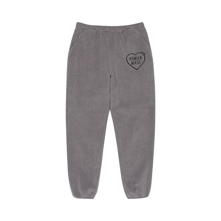 Buy Human Made Fleece Pants 'Grey' - HM26PT021 GREY | GOAT CA