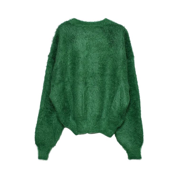 Buy Saint Michael Saint Mohair Knit Crewneck 'Green' - SM A23