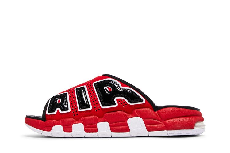 Buy Air More Uptempo Slide 'Bulls' - FJ6035 600 | GOAT