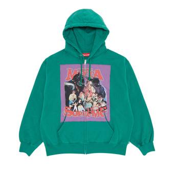 Buy Supreme Muta Zip Up Hooded Sweatshirt 'Light Pine' - FW23SW28