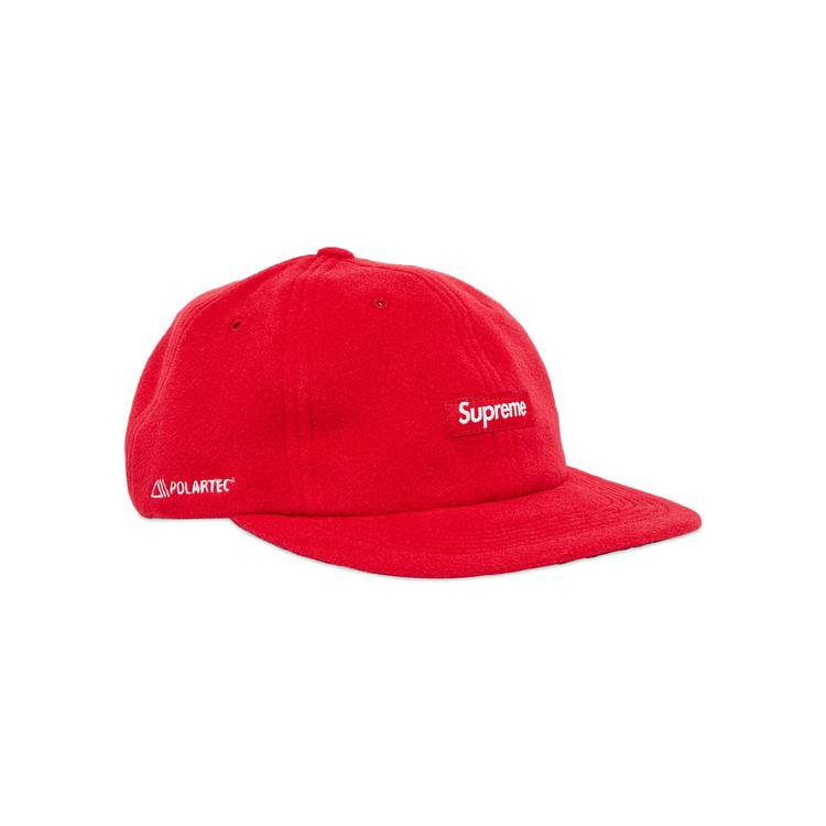 Buy Supreme Polartec Small Box 6-Panel 'Red' - FW23H156 RED | GOAT CA