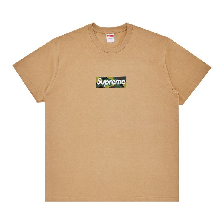Buy Supreme Box Logo Tee 'Khaki' - FW23T57 KHAKI | GOAT