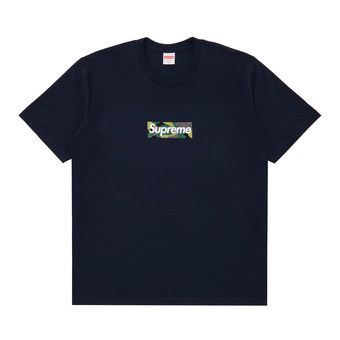 Buy Supreme Box Logo Tee 'Navy' - FW23T57 NAVY | GOAT