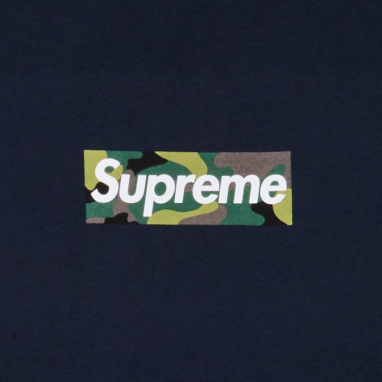 Buy Supreme Box Logo Tee 'Navy' - FW23T57 NAVY | GOAT CA