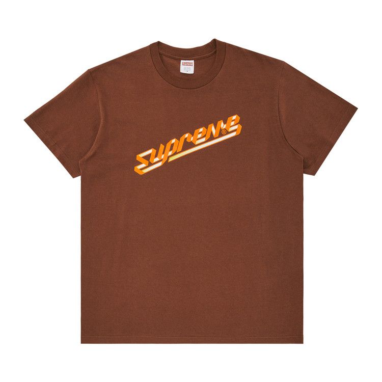 Buy Supreme Banner Tee 'Brown' - FW23T54 BROWN | GOAT