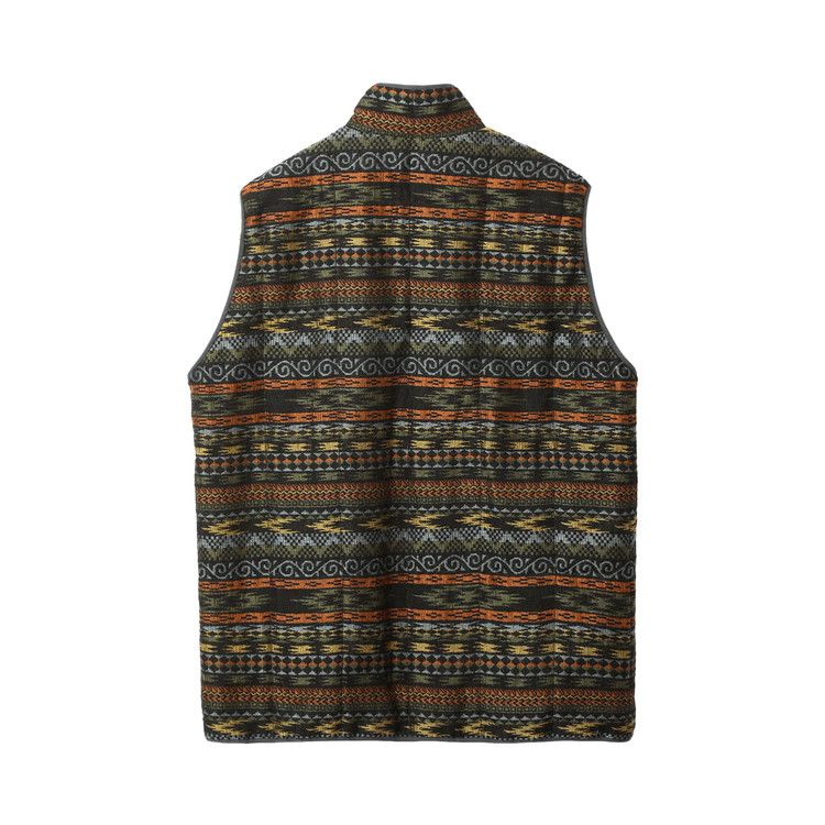 Buy Needles Piping Quilt Vest 'Black' - NS094 BLAC | GOAT