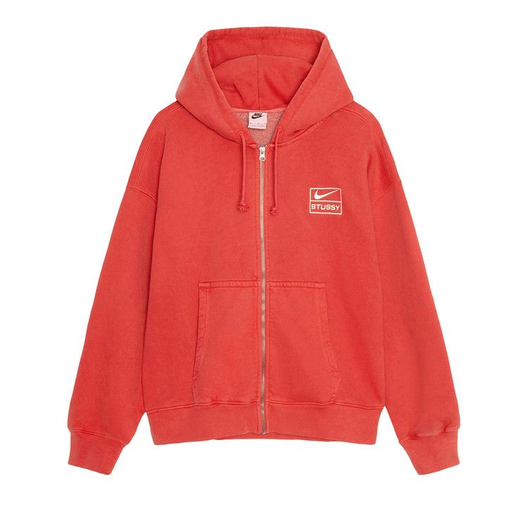 Stussy store orange hoodie