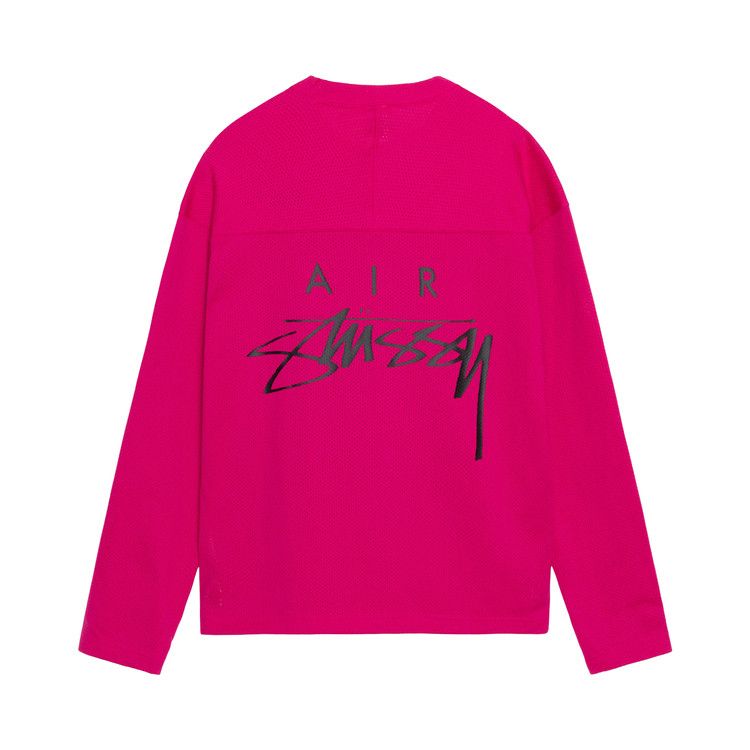 Stussy X Nike Dri Fit Mesh Jersey 'fireberry'