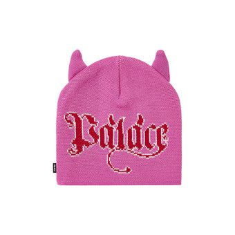 Buy Palace Horny Nein Cuff Beanie 'Shock Pink' - P25BN057 | GOAT