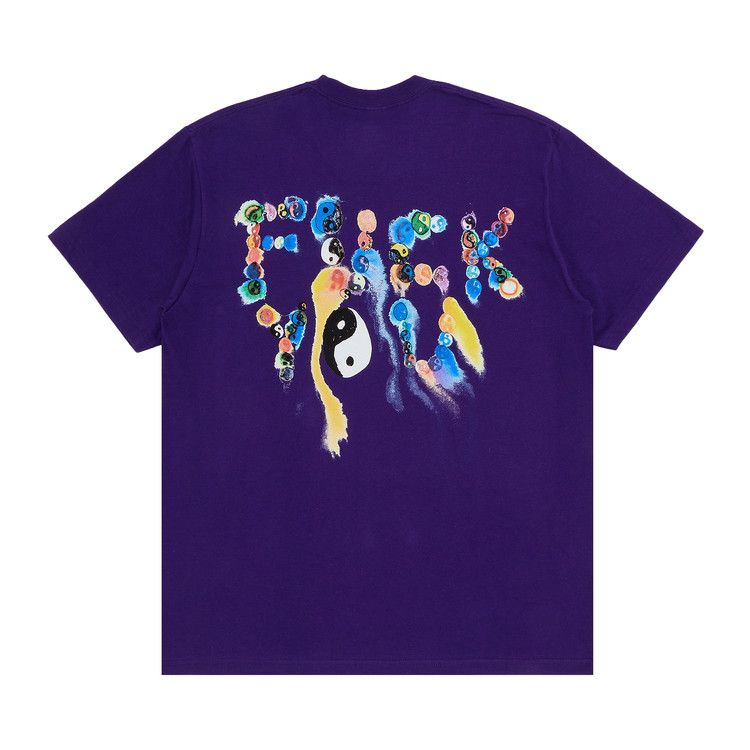 Supreme Ying Yang T-Shirt Purple