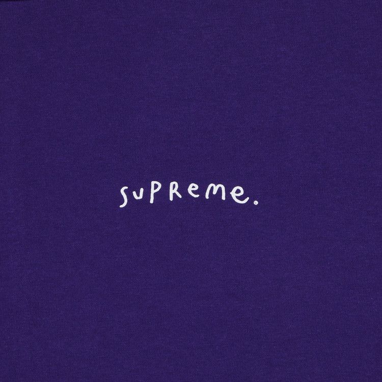 Supreme Ying Yang T-Shirt Purple