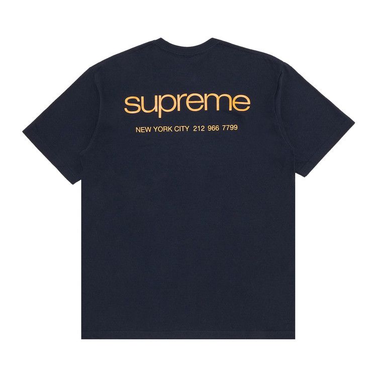 Buy Supreme NYC Tee 'Navy' - FW23T56 NAVY | GOAT