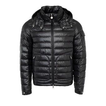 【関税込み】Moncler ネイビー Lauros ダウンジャケット Moncler Men's Lauros Hooded Short Down Jacket In Navy | ModeSens