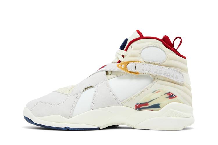 Jordan retro 8 on sale red and white