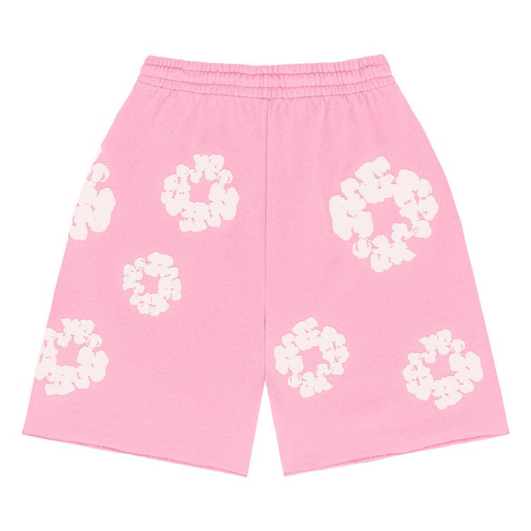 Buy Denim Tears The Cotton Wreath Shorts 'Pink' - 402 100 30 PINK